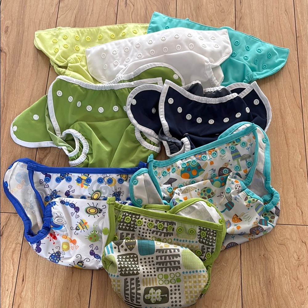 Colorful Kids Cloth Diaper Covers Set